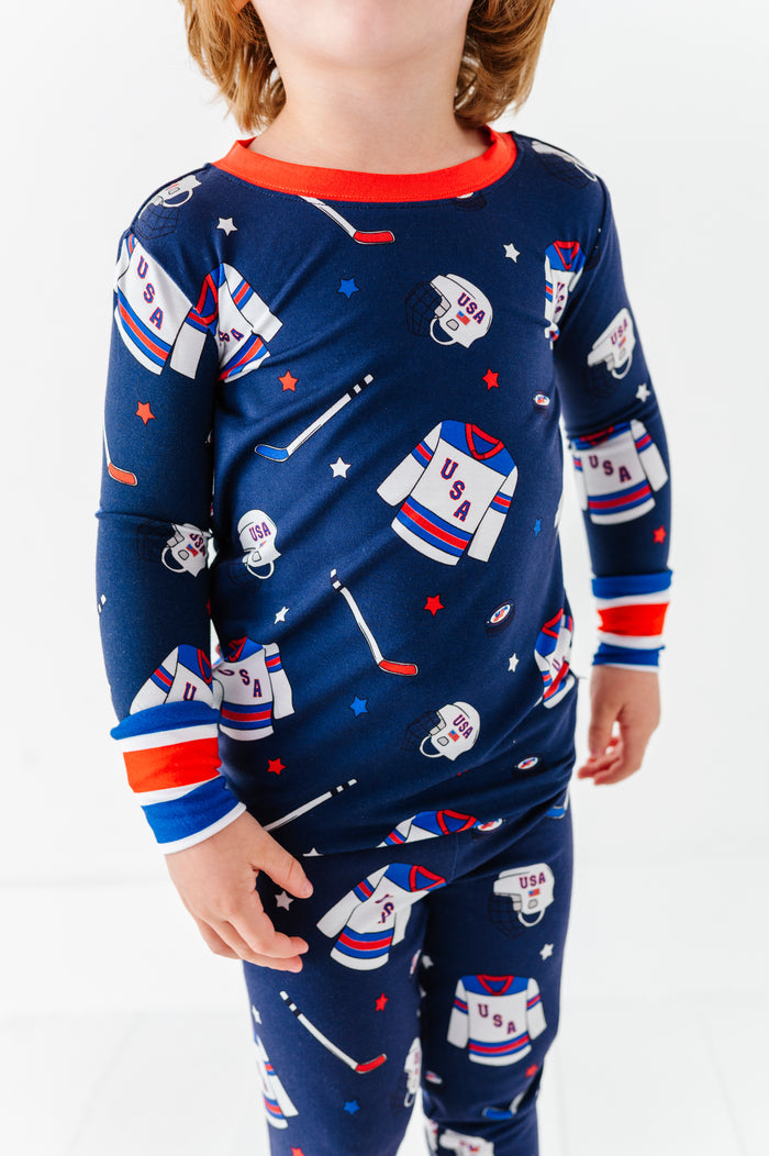 Team USA Hockey Kids Pajamas