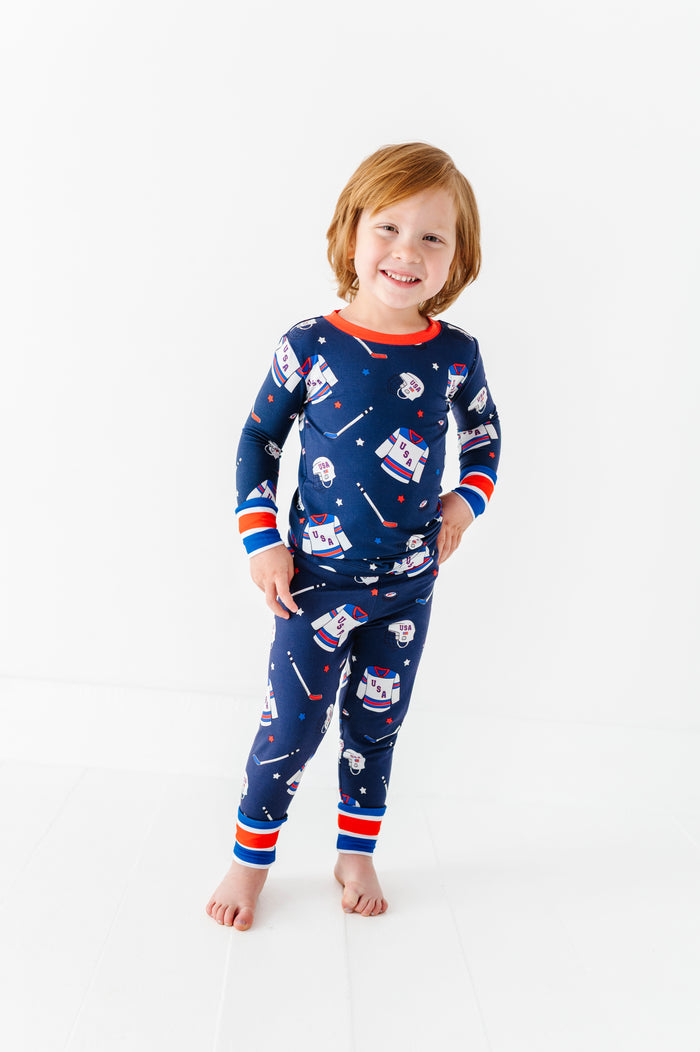 Team USA Hockey Kids Pajamas