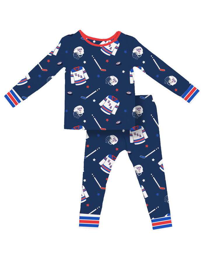 Team USA Hockey Kids Pajamas
