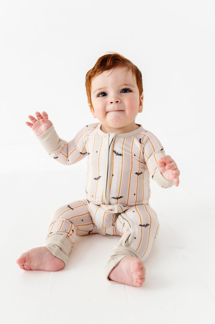 The Batty Bunch Convertible Footies- Sage