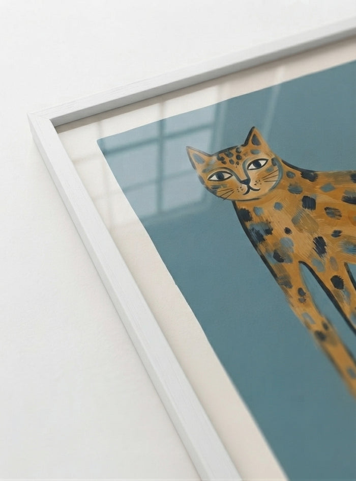 21x29.7 cm / 8x12" Framed | White Frame