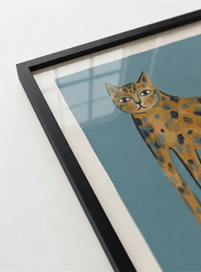 21x29.7 cm / 8x12" Framed | Black Frame