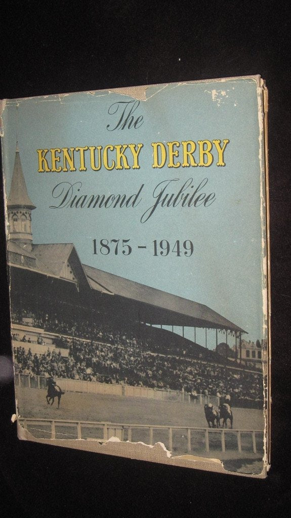 The Kentucky Derby Diamond Jubilee Oversized HB Book - Vintage Indy Sports