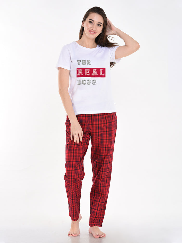 The Real Boss Christmas - Ladies Pyjama Set