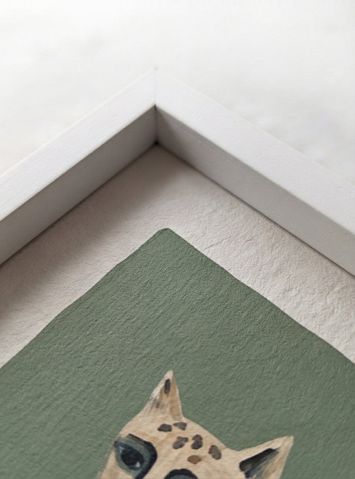 21x29.7 cm / 8x12" Framed | White Frame
