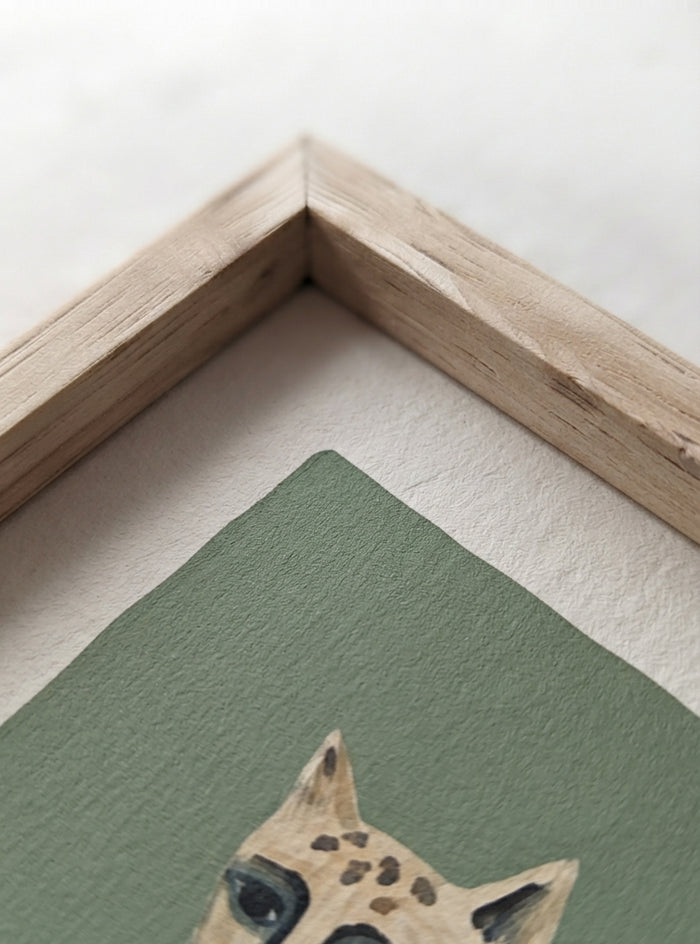 21x29.7 cm / 8x12" Framed | Oak Frame
