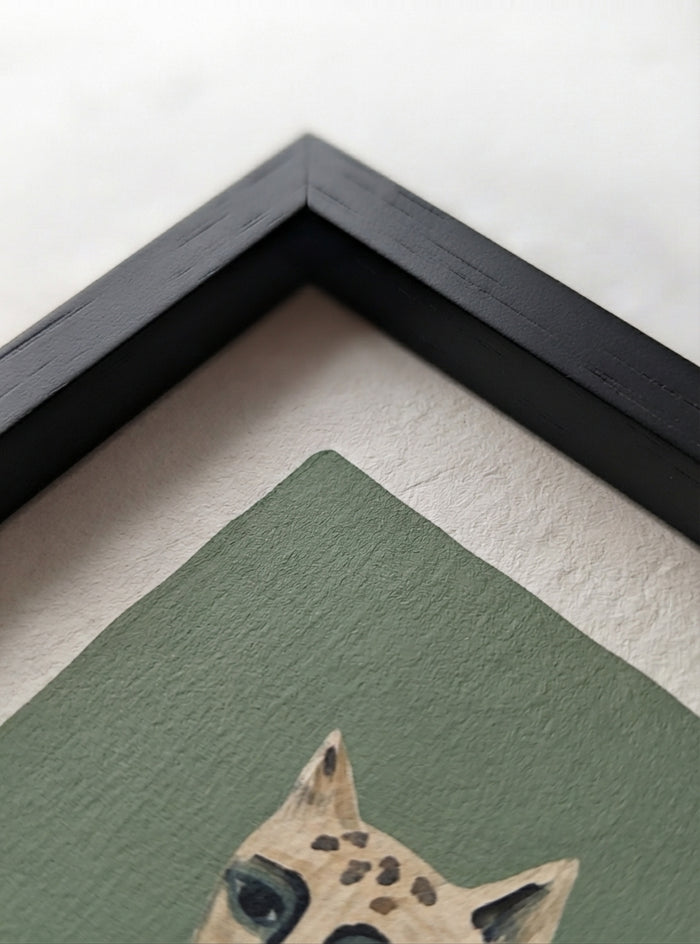 21x29.7 cm / 8x12" Framed | Black Frame