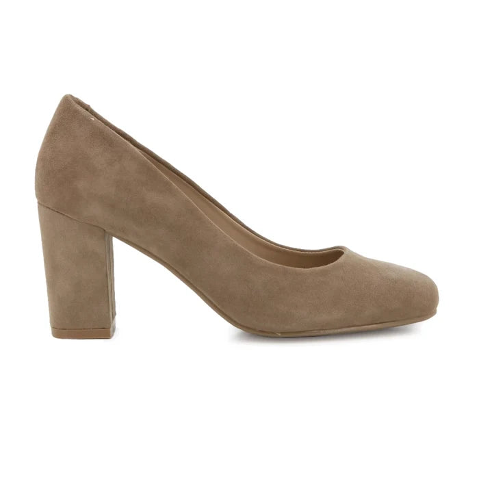 Tike Block Heels Taupe