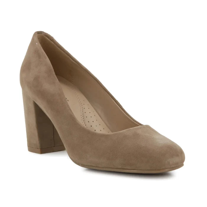 Tike Block Heels Taupe