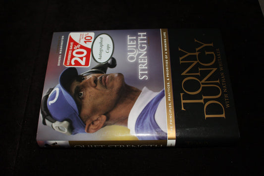 Tony Dungy Quiet Strength Autographed Book