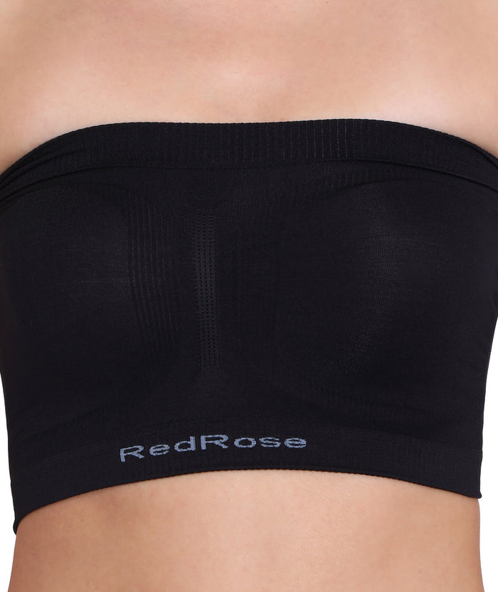 Top Tube Non-Padded | Non-Wired | Seamless | Strapless Bra