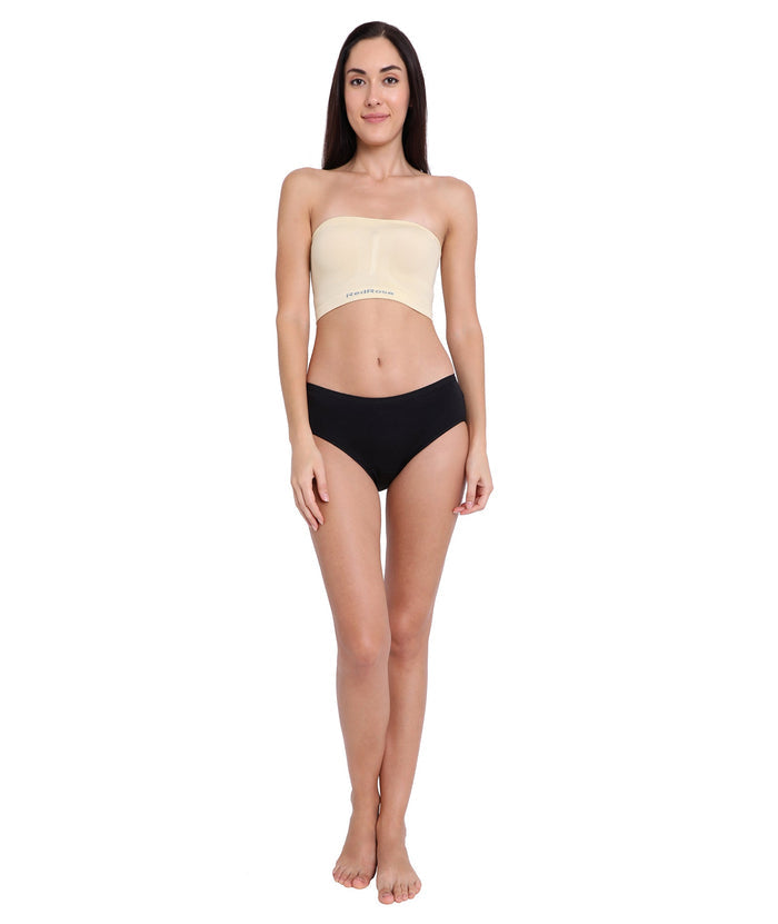 Top Tube Non-Padded | Non-Wired | Seamless | Strapless Bra