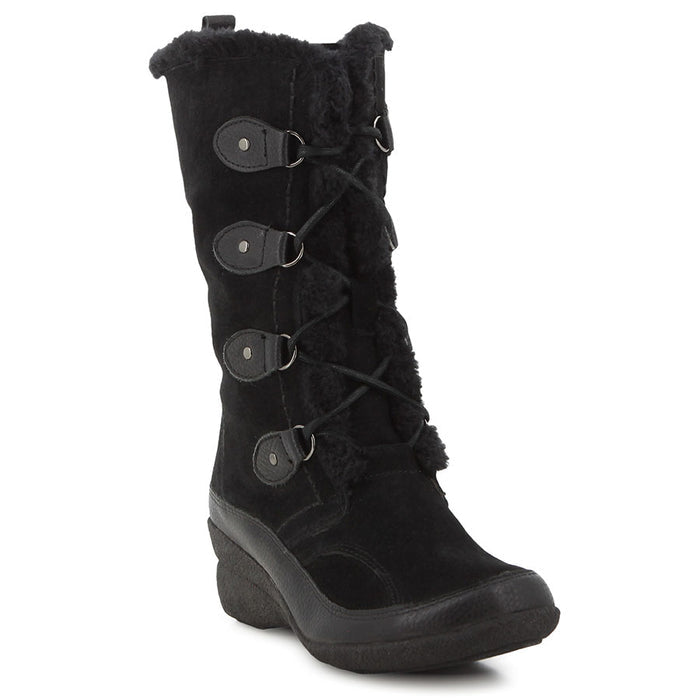 Utina Long Boots Black Leather