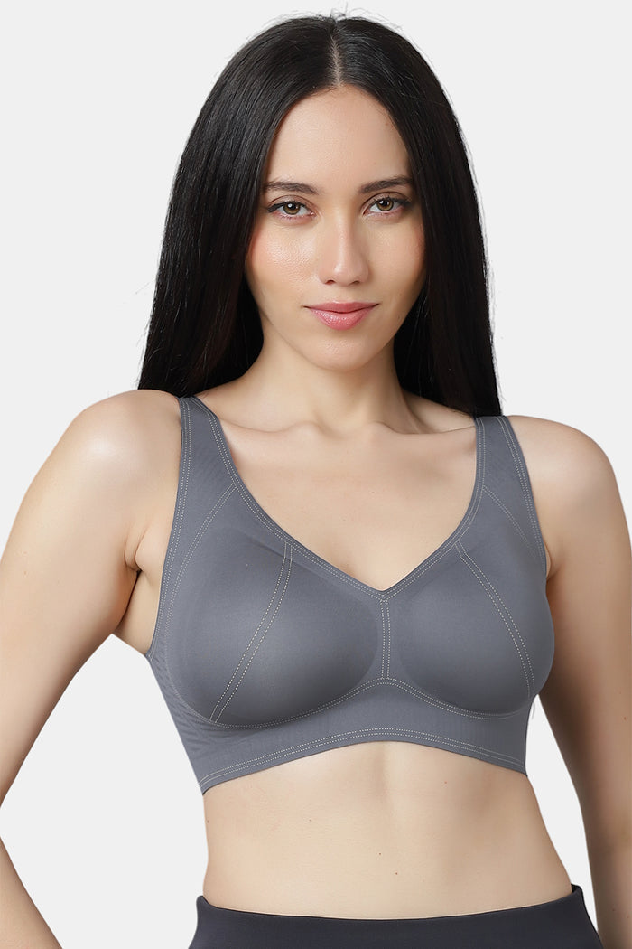 VENICE Invisi-Fit Polyamide stretch Bonded seamless Sports Bra