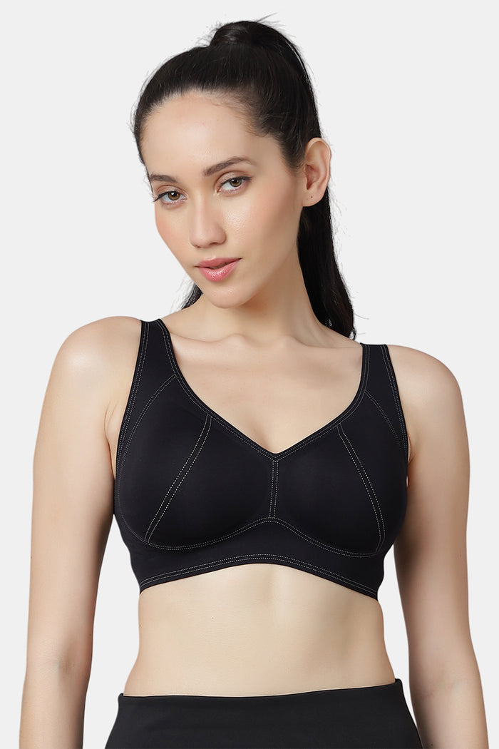 VENICE Invisi-Fit Polyamide stretch Bonded seamless Sports Bra