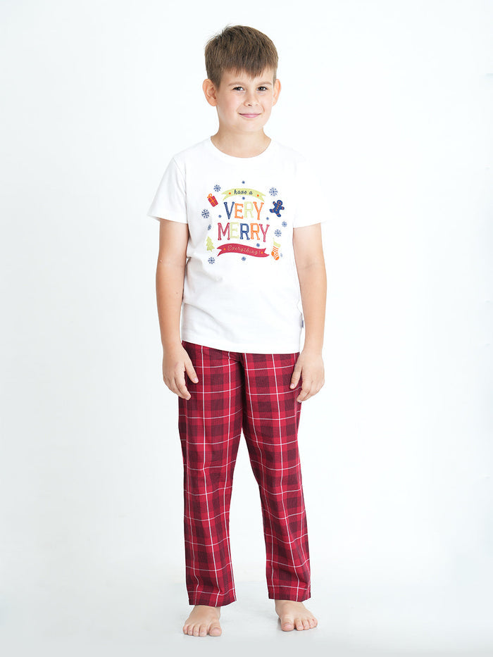 VERRY MERRY EVERYTHING CHRISTMAS KIDS UNISEX PJ SET