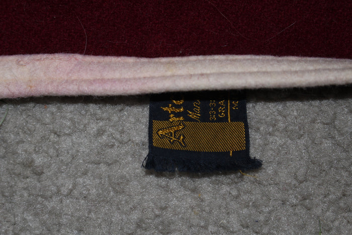 Vintage 1950's Indiana University Wool Stadium Blanket with Carrying Case