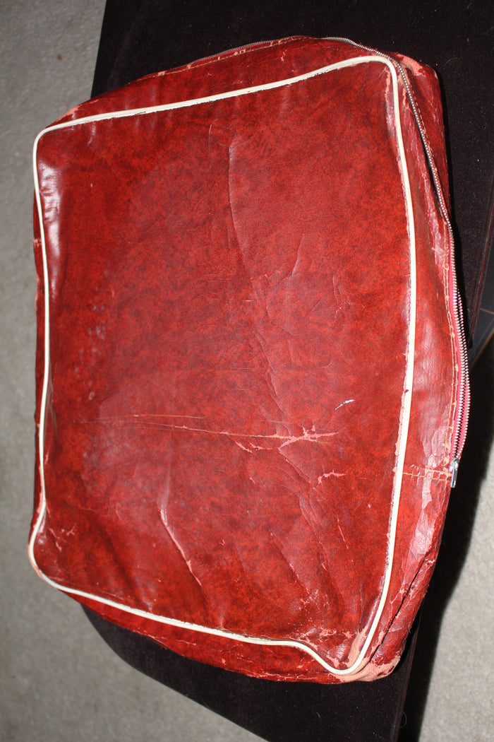 Vintage 1950's Indiana University Wool Stadium Blanket with Carrying Case