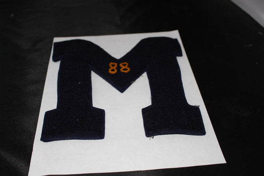 Vintage 1950's Marion, Indiana High School Football Letter - Vintage Indy Sports