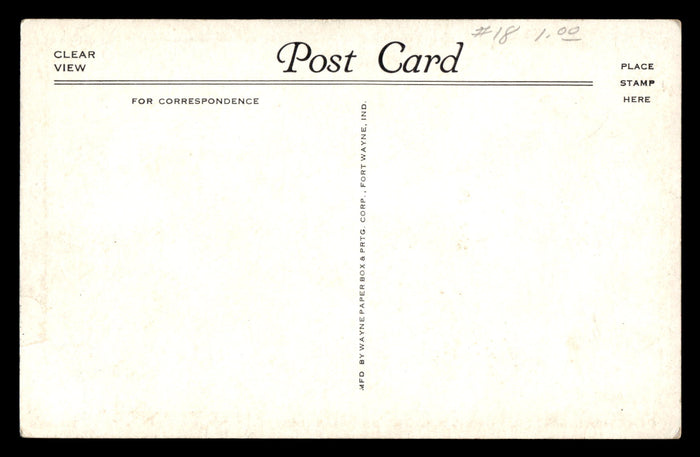 Vintage Danville Normal College Gymnasium Postcard