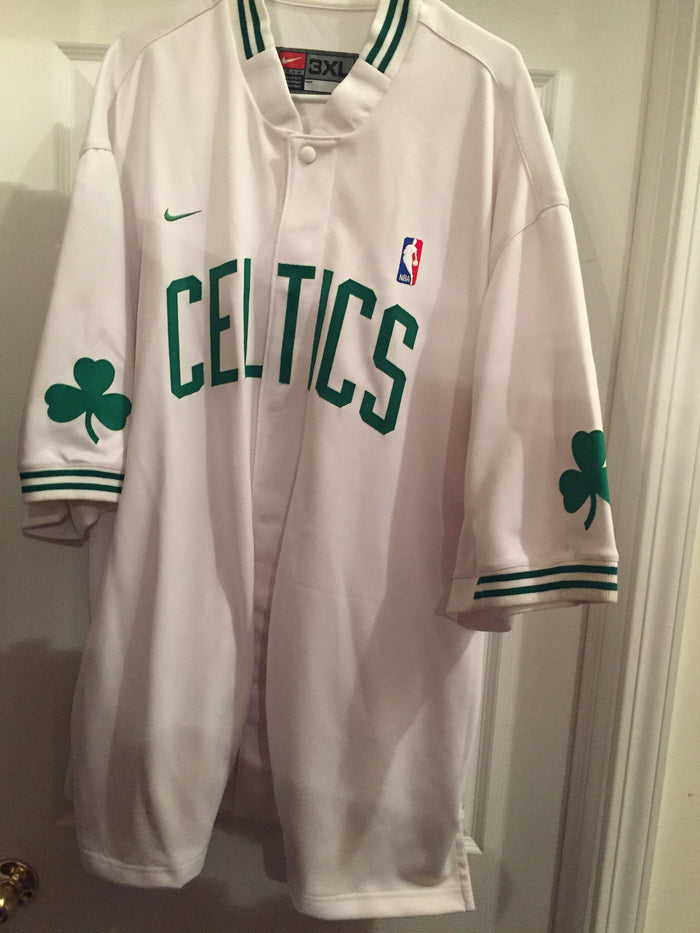 Walter McCarty Game Used Boston Celtics Warm Up Jacket - Vintage Indy Sports
