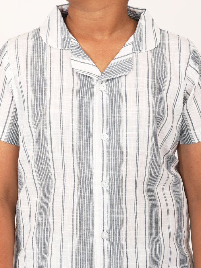 WHITE/BLUE STRIPE