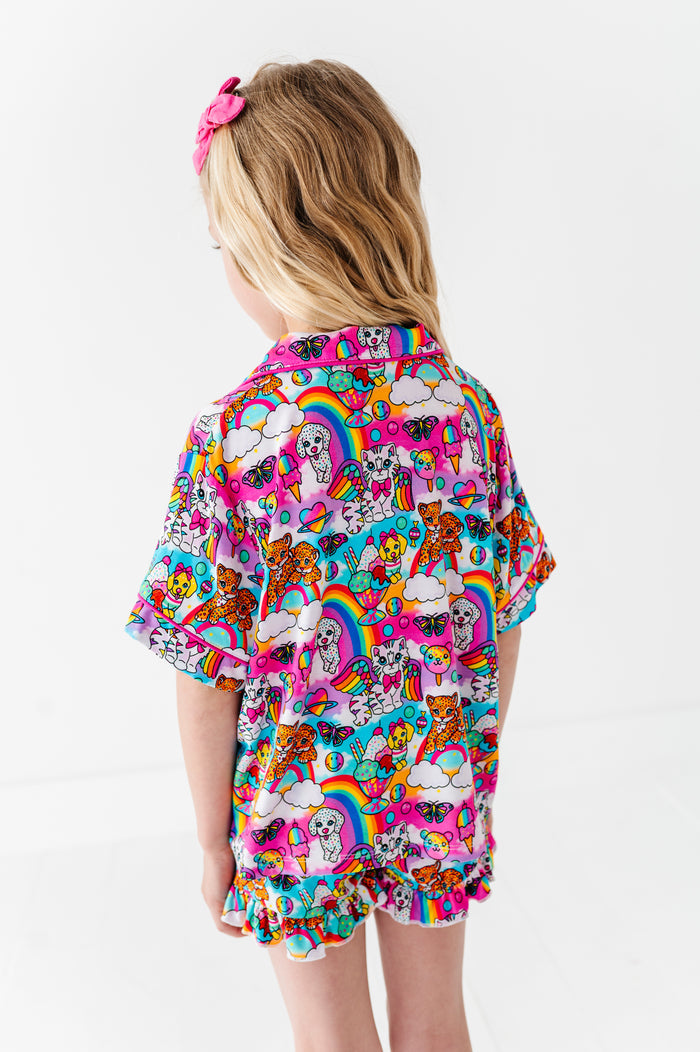 Wild Child Button-Down Short Set Pajamas