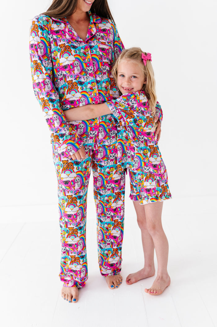 Wild Child Button-Down Short Set Pajamas