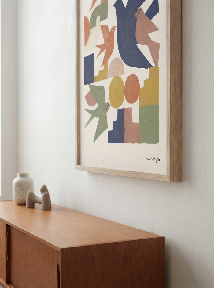 Wings of Geometry | Century Modern Bird Art Print