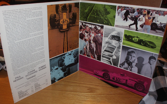 Winning Soundtrack 33 1/3 LP, Indianapolis 500, Paul Newman