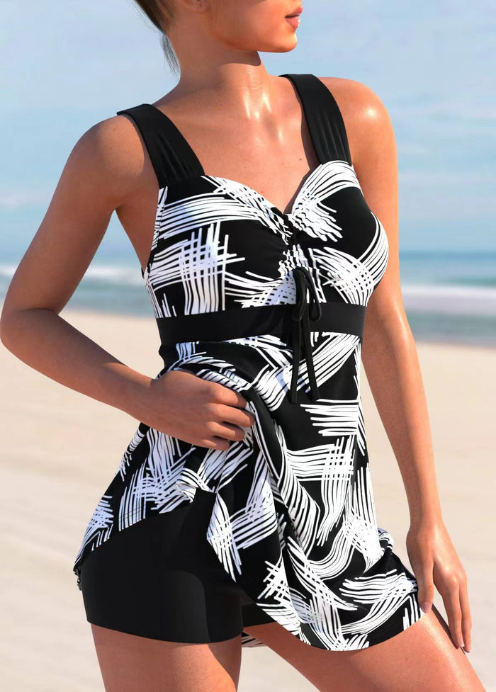 Women's Plus Size Slimming Split Tankini
