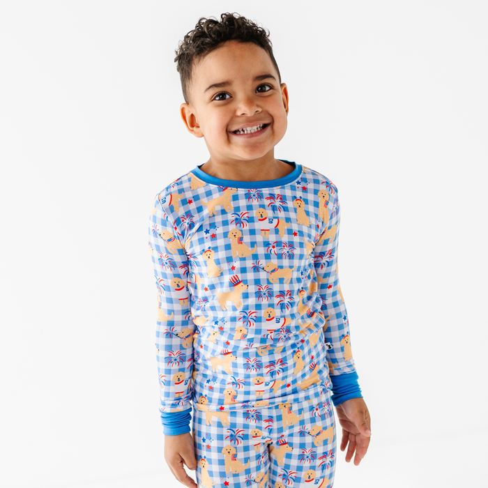 Yankee Doodle Doggies Kids Pajamas