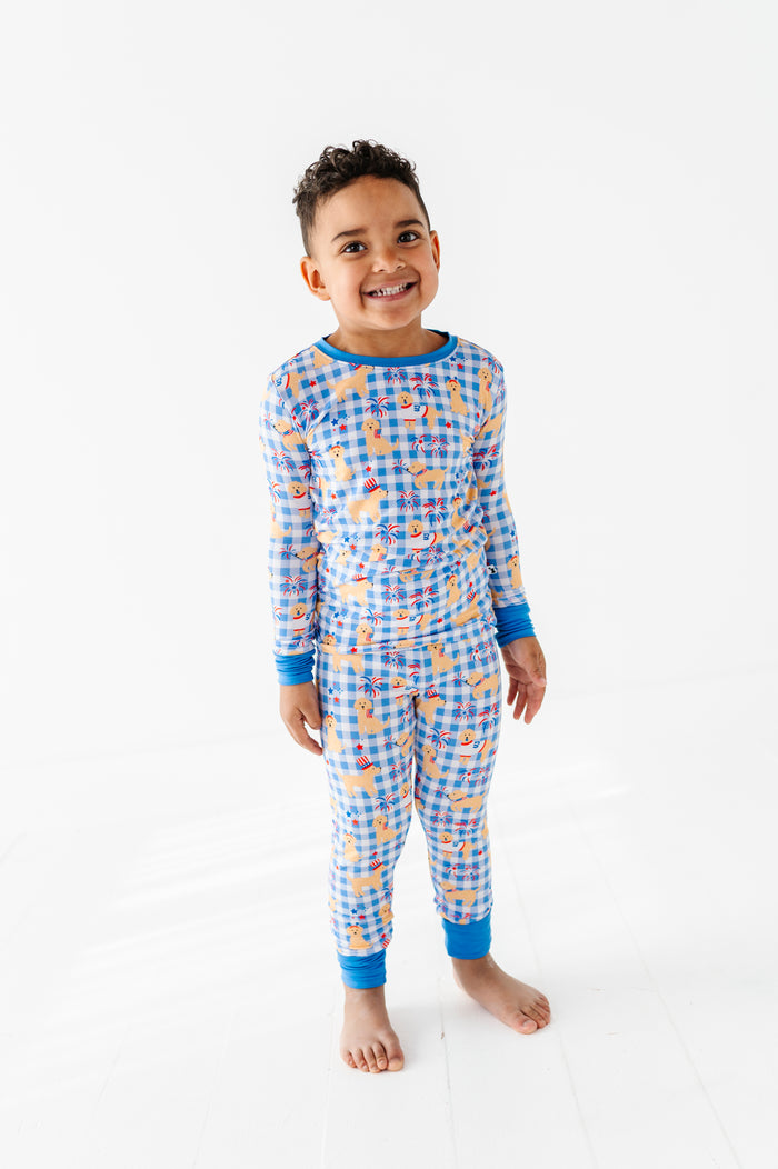 Yankee Doodle Doggies Kids Pajamas