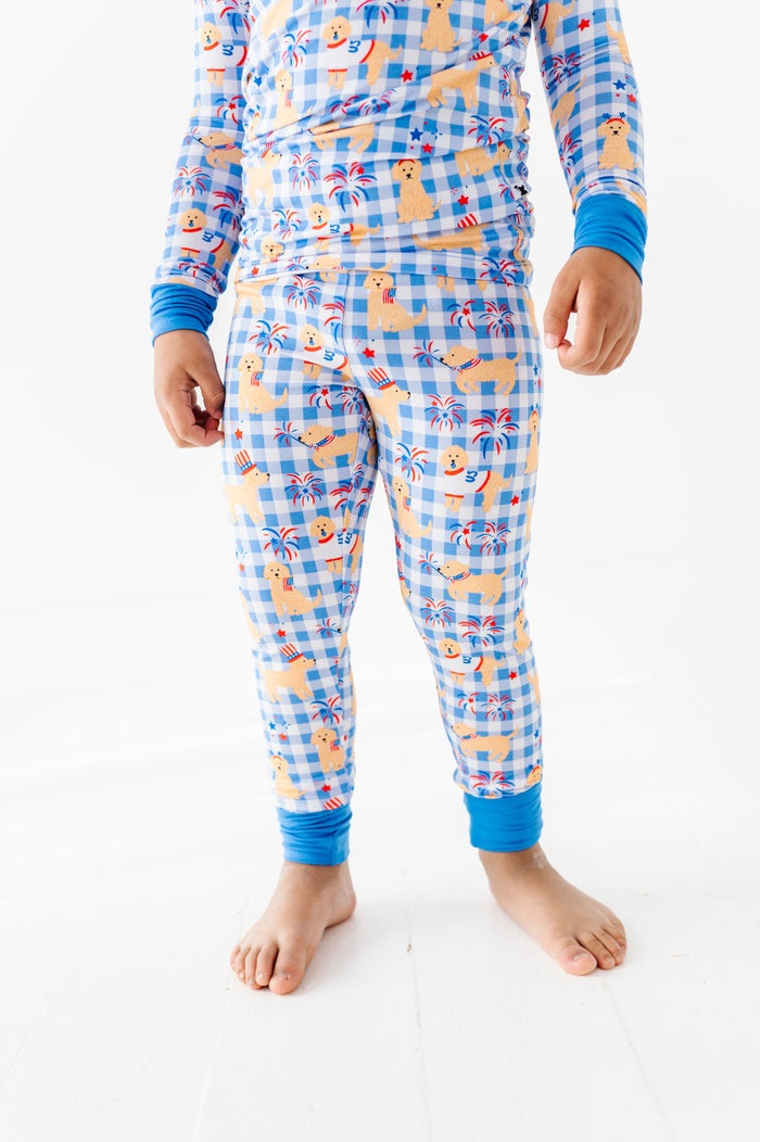 Yankee Doodle Doggies Kids Pajamas