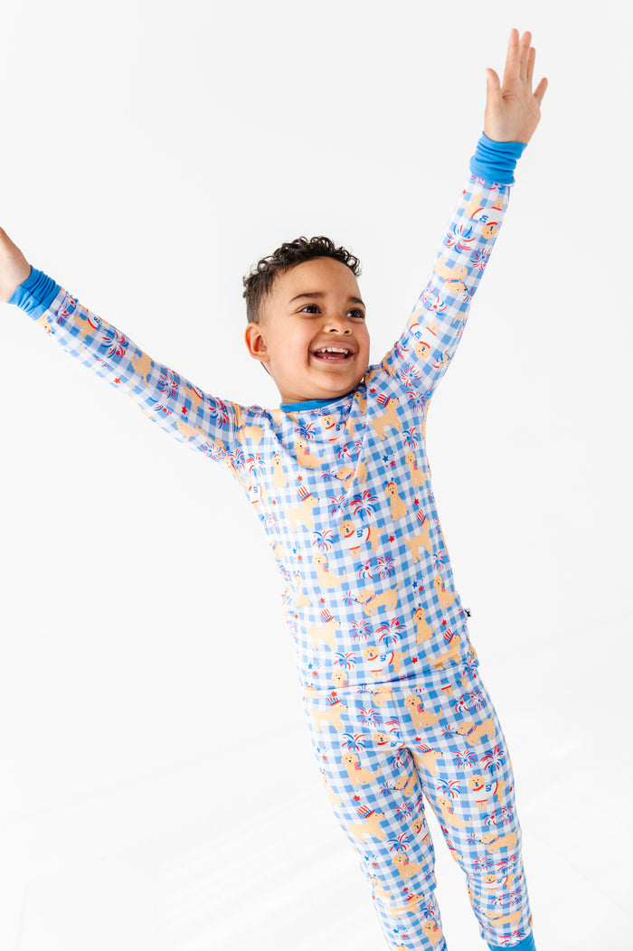 Yankee Doodle Doggies Kids Pajamas